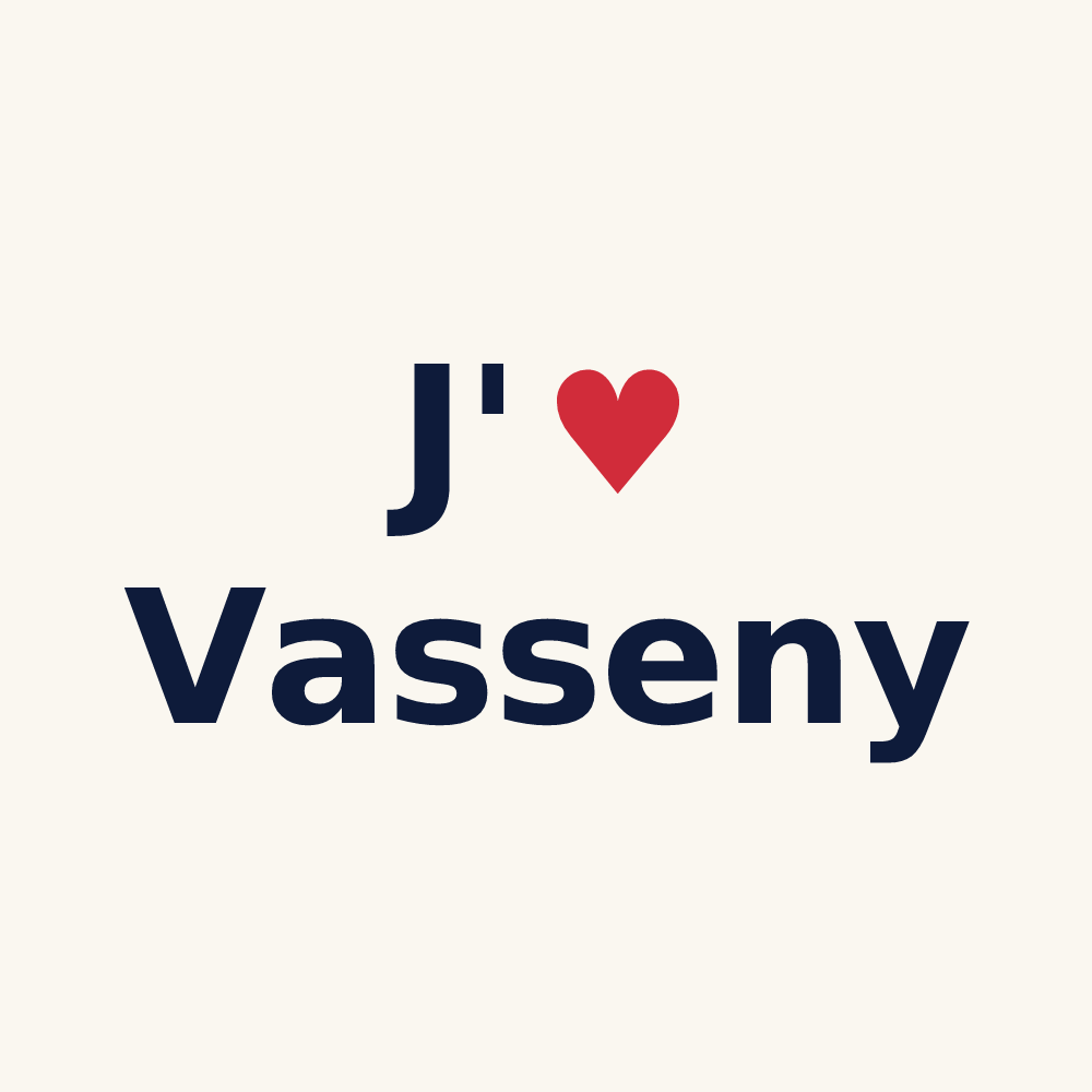 Tasse personnalisée Vasseny — design J'aime Vasseny