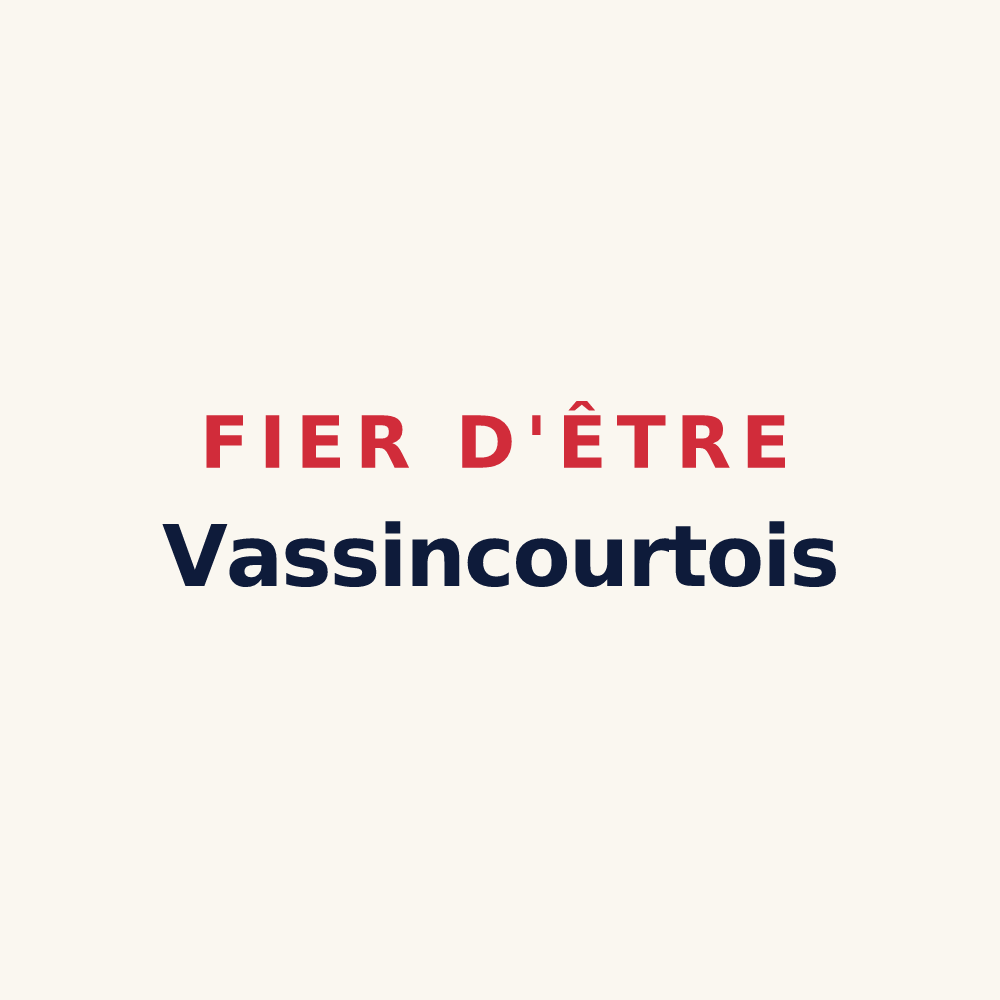 Tasse « Fier d'être Vassincourtois » — design pour Vassincourt