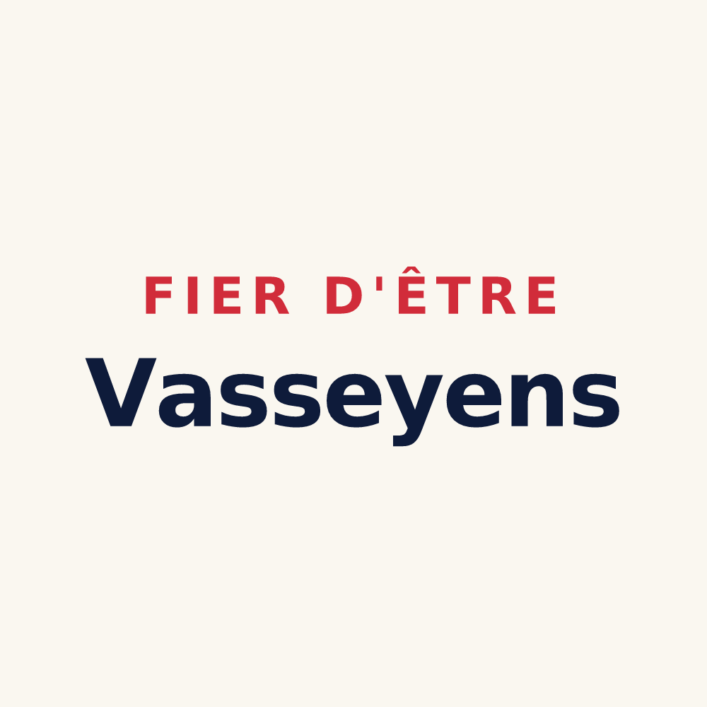 Tasse « Fier d'être Vasseyens » — design pour Vassy-sous-Pisy