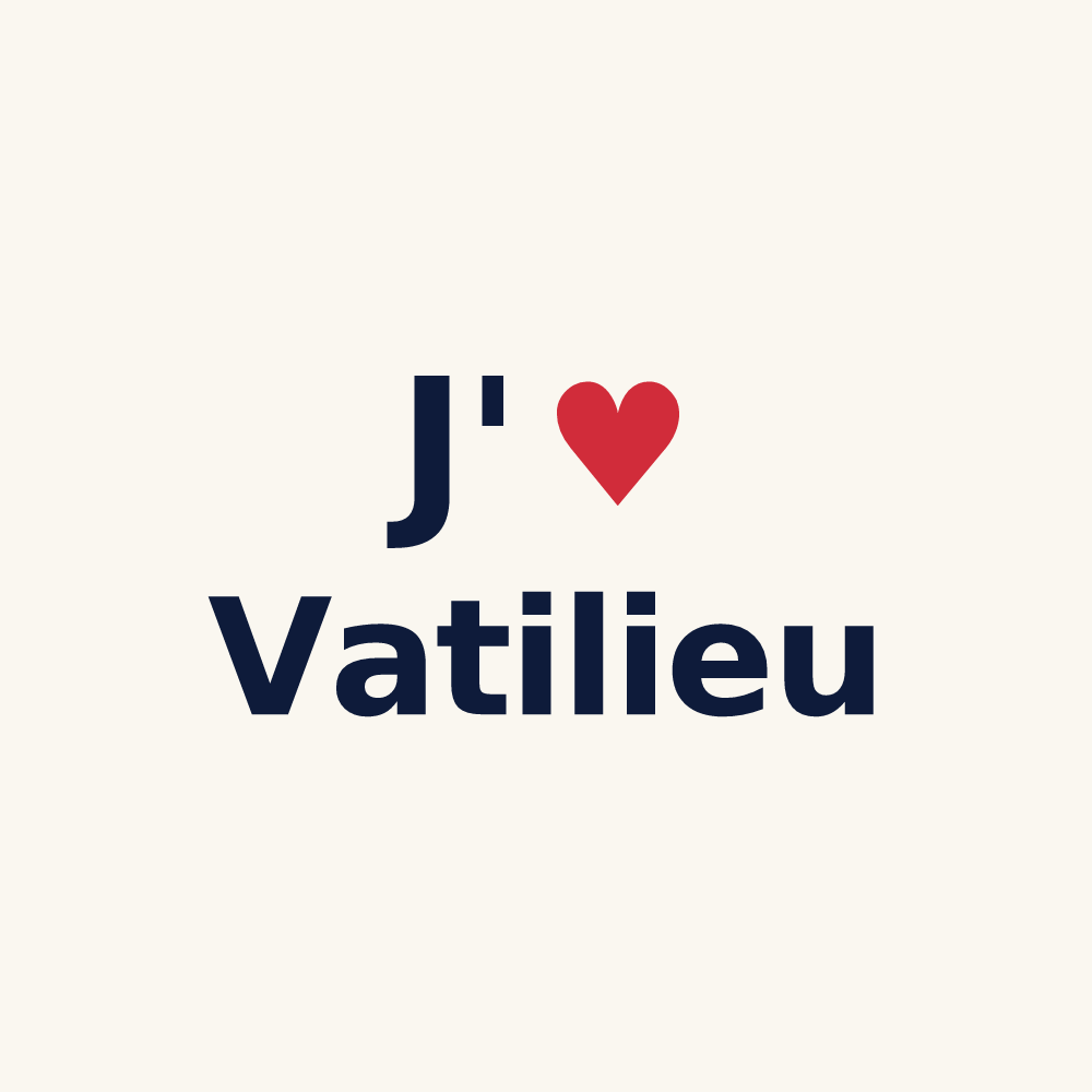Tasse personnalisée Vatilieu — design J'aime Vatilieu