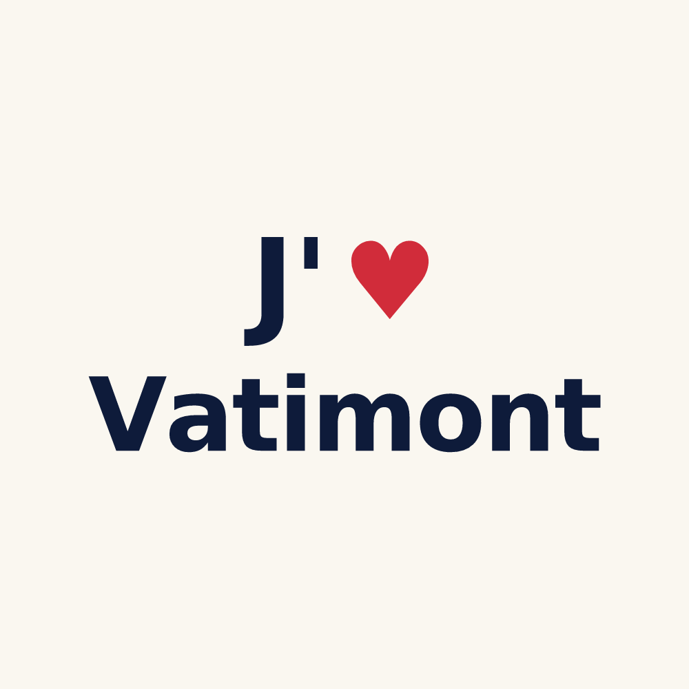 Tasse personnalisée Vatimont — design J'aime Vatimont