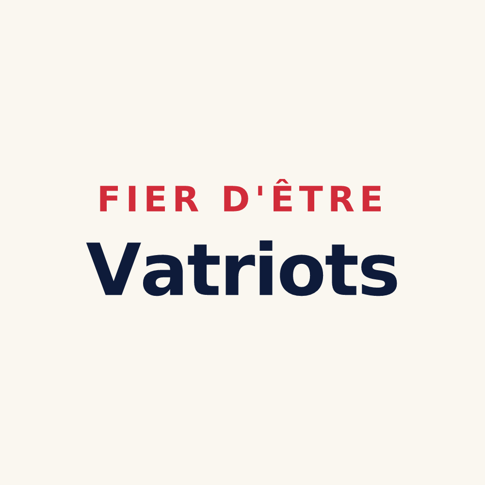 Tasse « Fier d'être Vatriots » — design pour Vatry