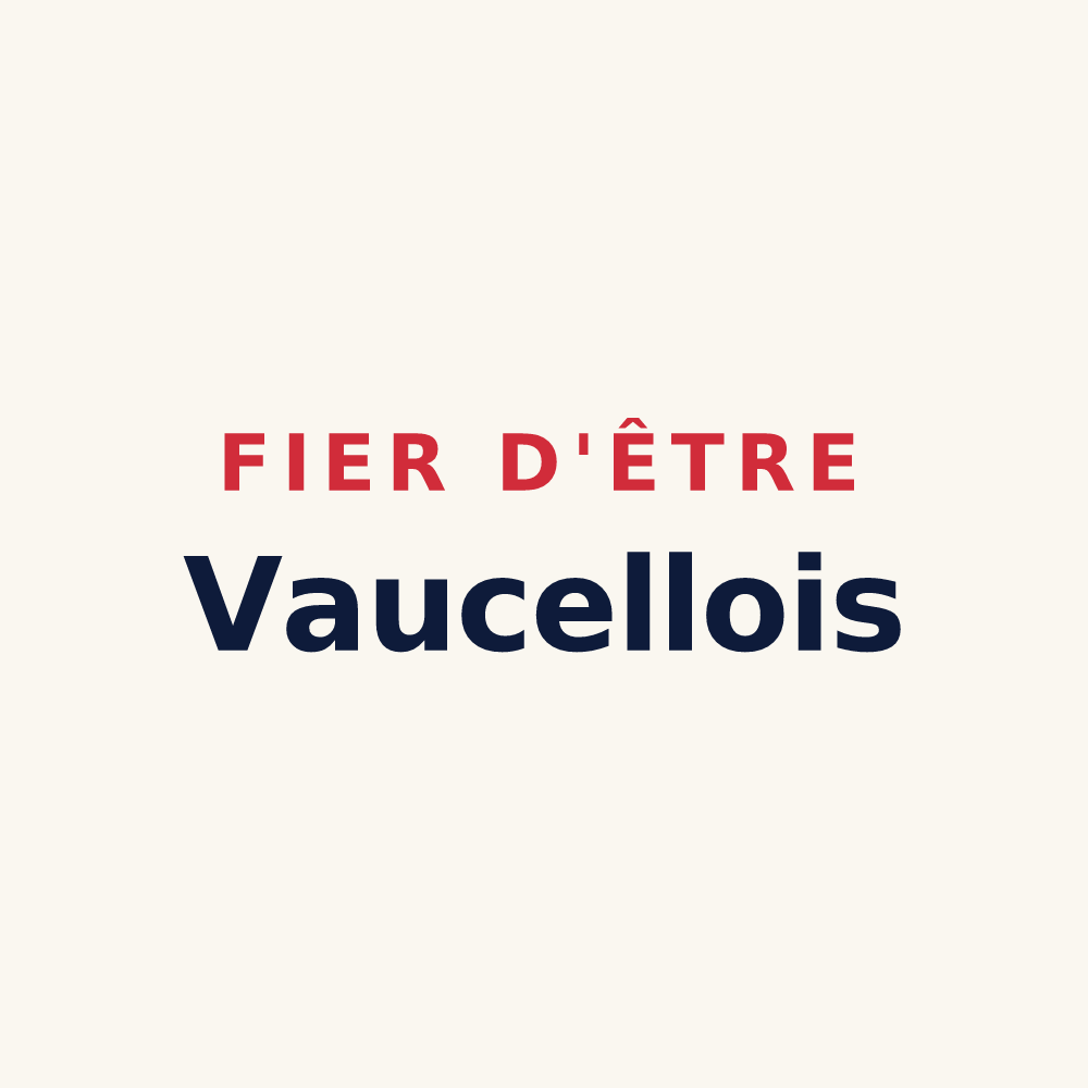 Tasse « Fier d'être Vaucellois » — design pour Vaucelles