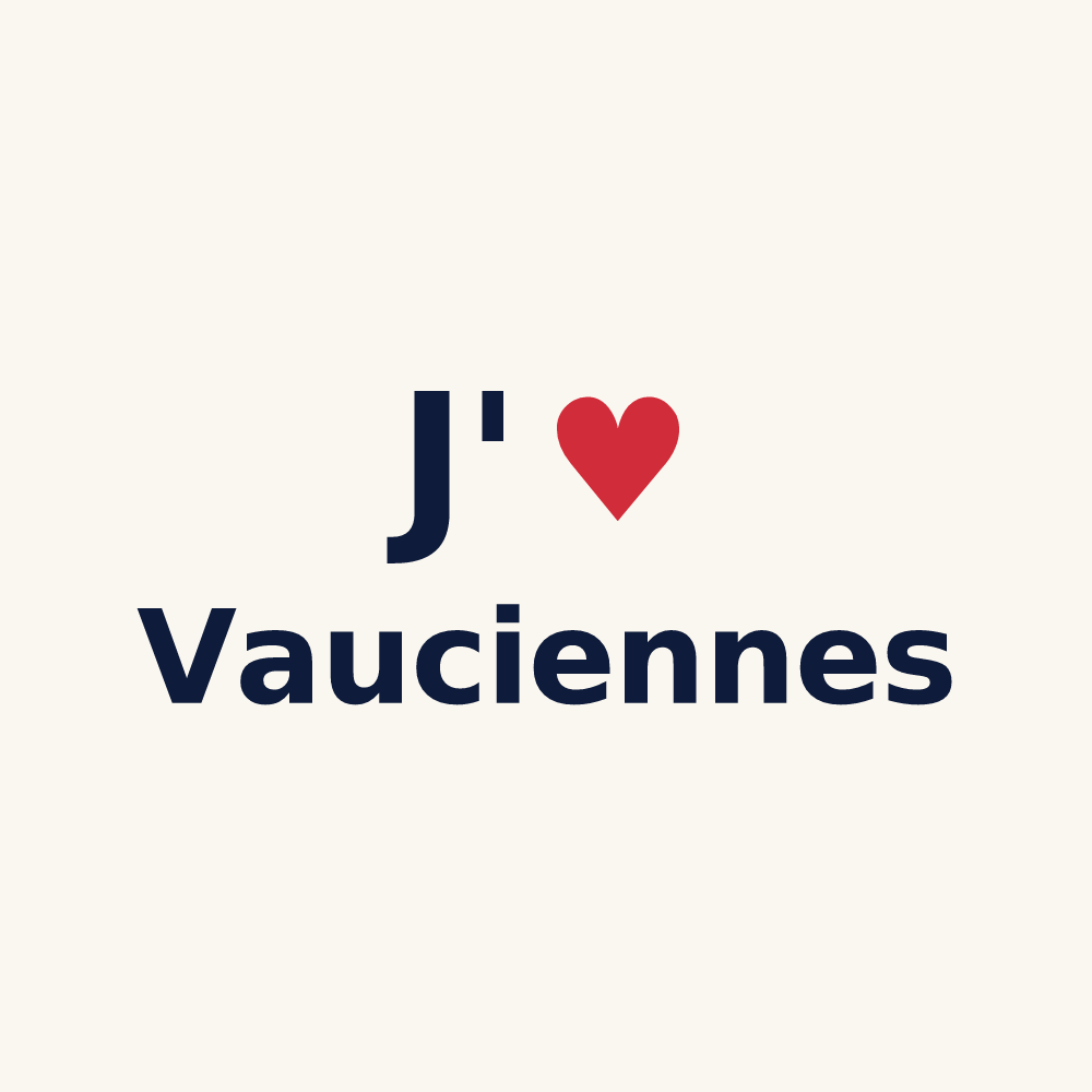 Tasse personnalisée Vauciennes — design J'aime Vauciennes