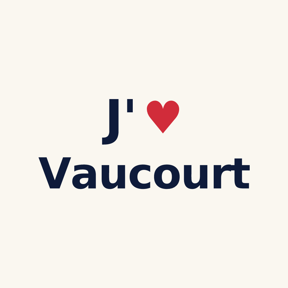 Tasse personnalisée Vaucourt — design J'aime Vaucourt