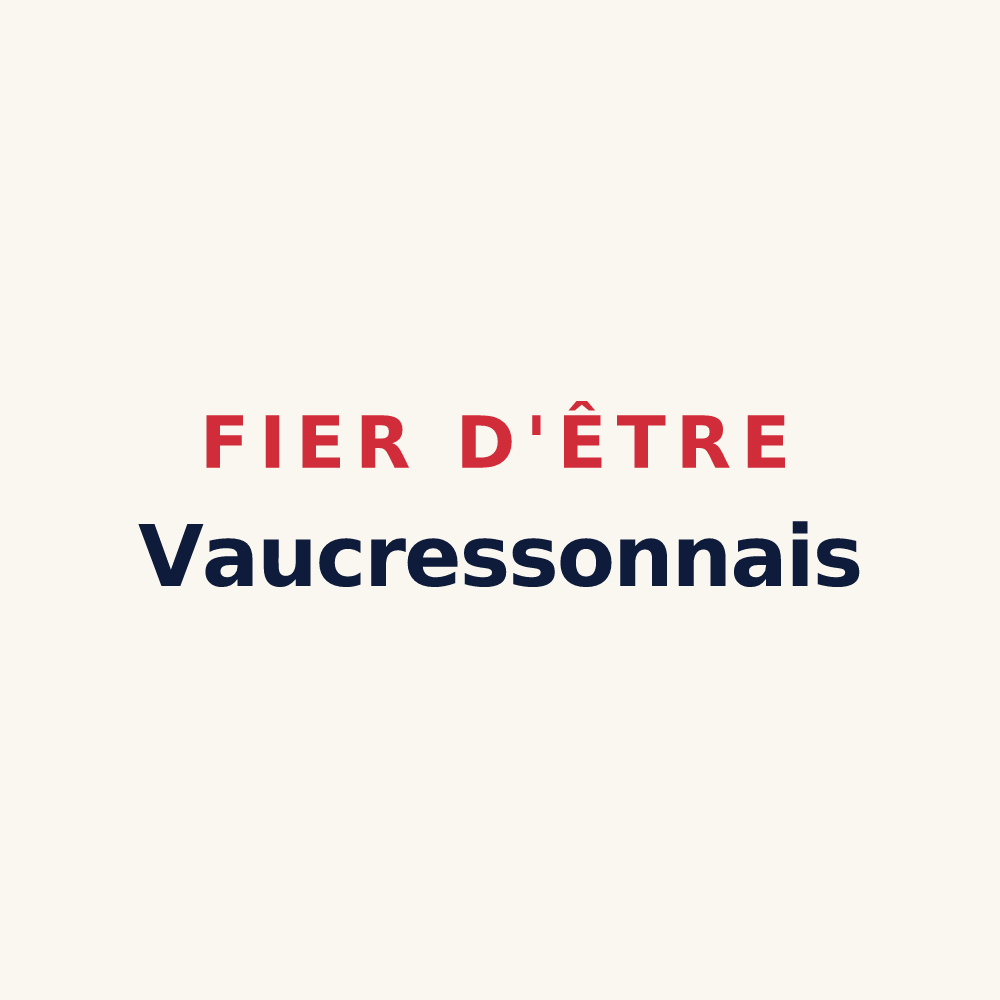 Tasse « Fier d'être Vaucressonnais » — design pour Vaucresson