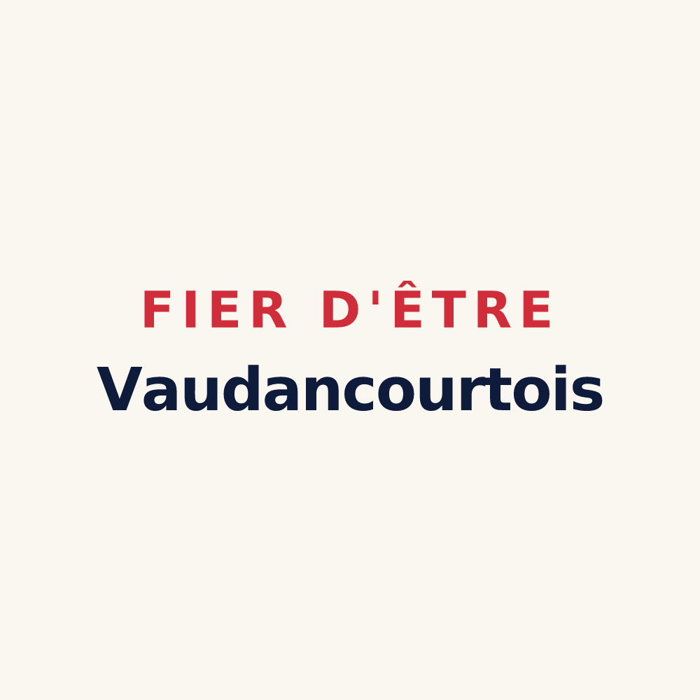 Tasse « Fier d'être Vaudancourtois » — design pour Vaudancourt