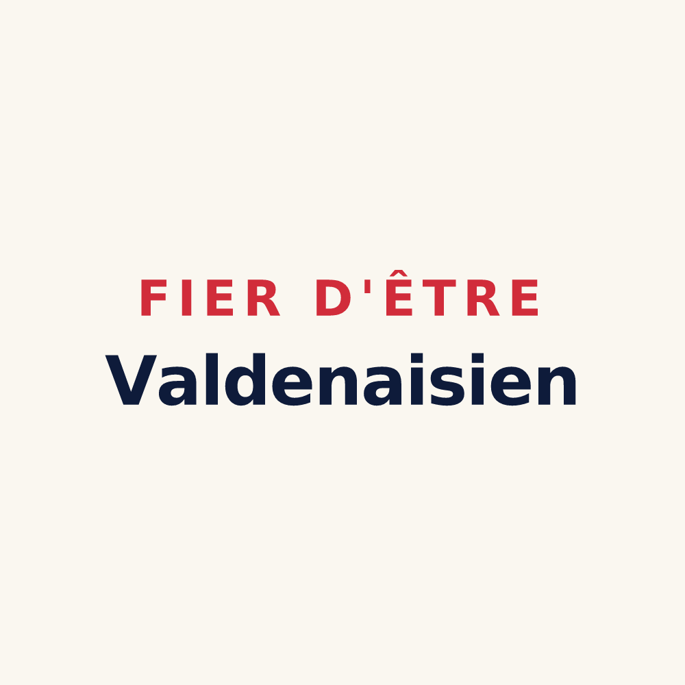 Tasse « Fier d'être Valdenaisien » — design pour Vaudelnay