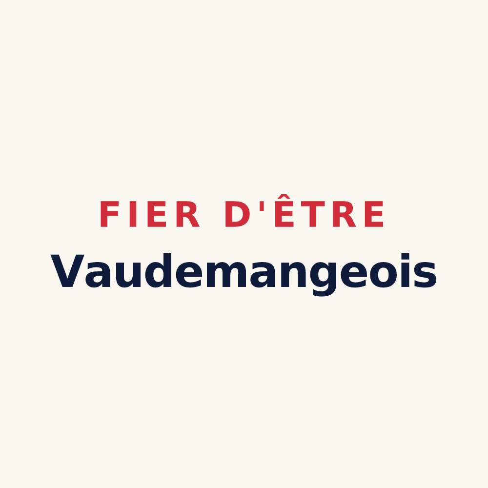 Tasse « Fier d'être Vaudemangeois » — design pour Vaudemange