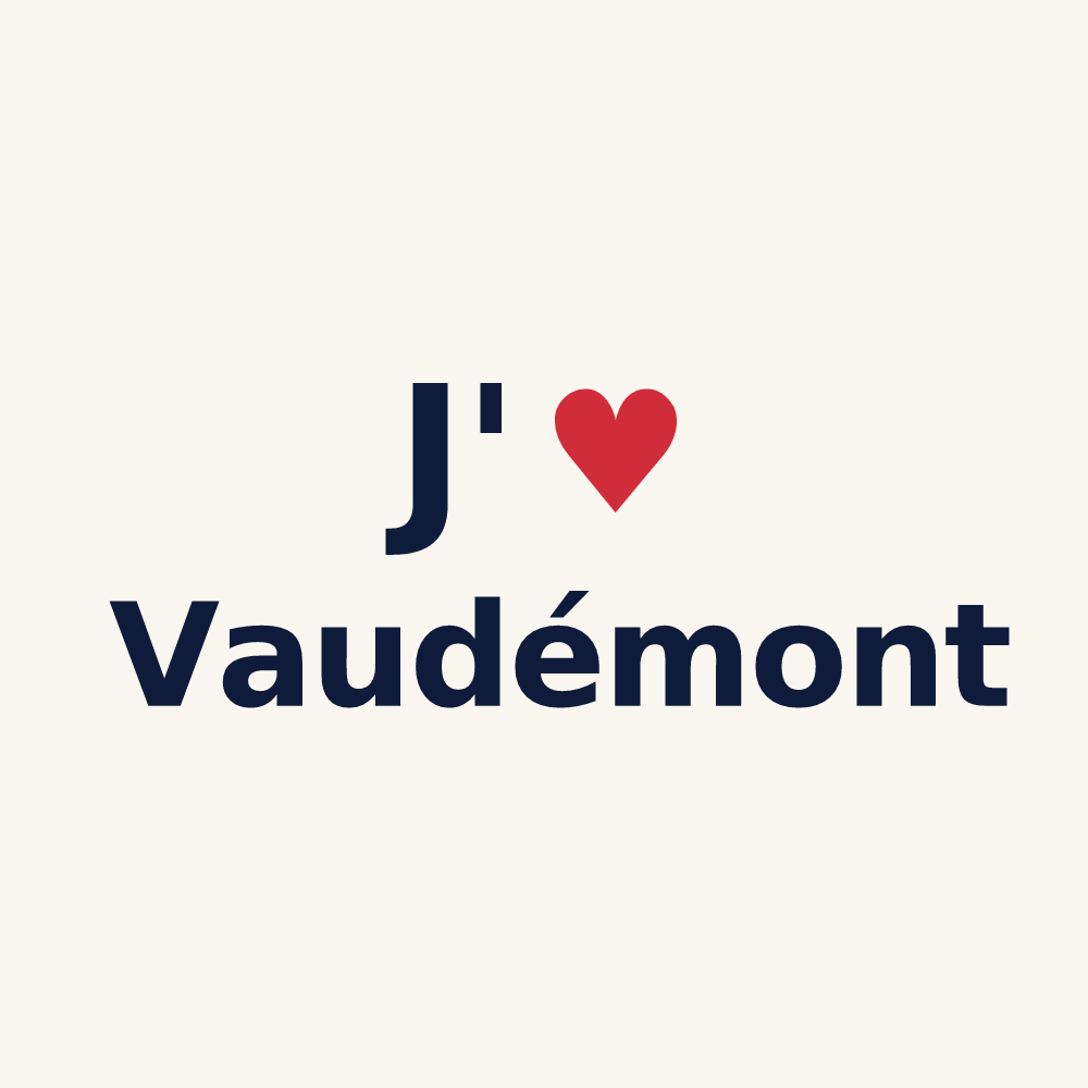 Tasse personnalisée Vaudémont — design J'aime Vaudémont
