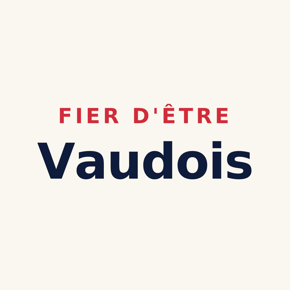 Tasse « Fier d'être Vaudois » — design pour Vaudes