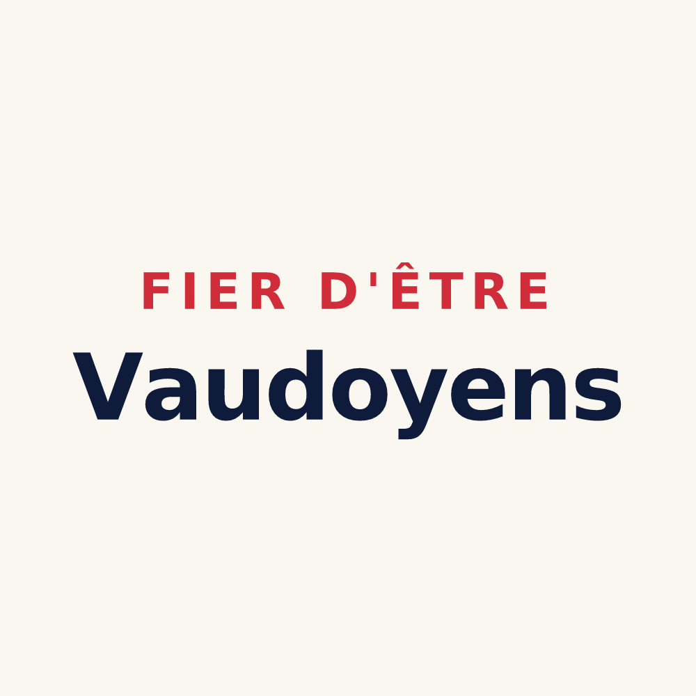 Tasse « Fier d'être Vaudoyens » — design pour Vaudoy-en-Brie