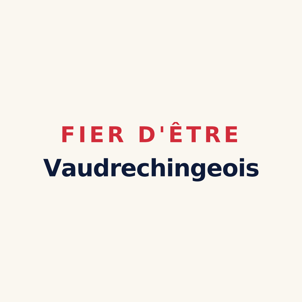 Tasse « Fier d'être Vaudrechingeois » — design pour Vaudreching
