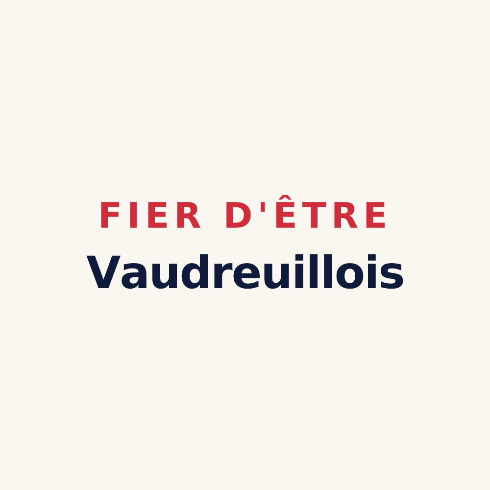 Tasse « Fier d'être Vaudreuillois » — design pour Vaudreuille