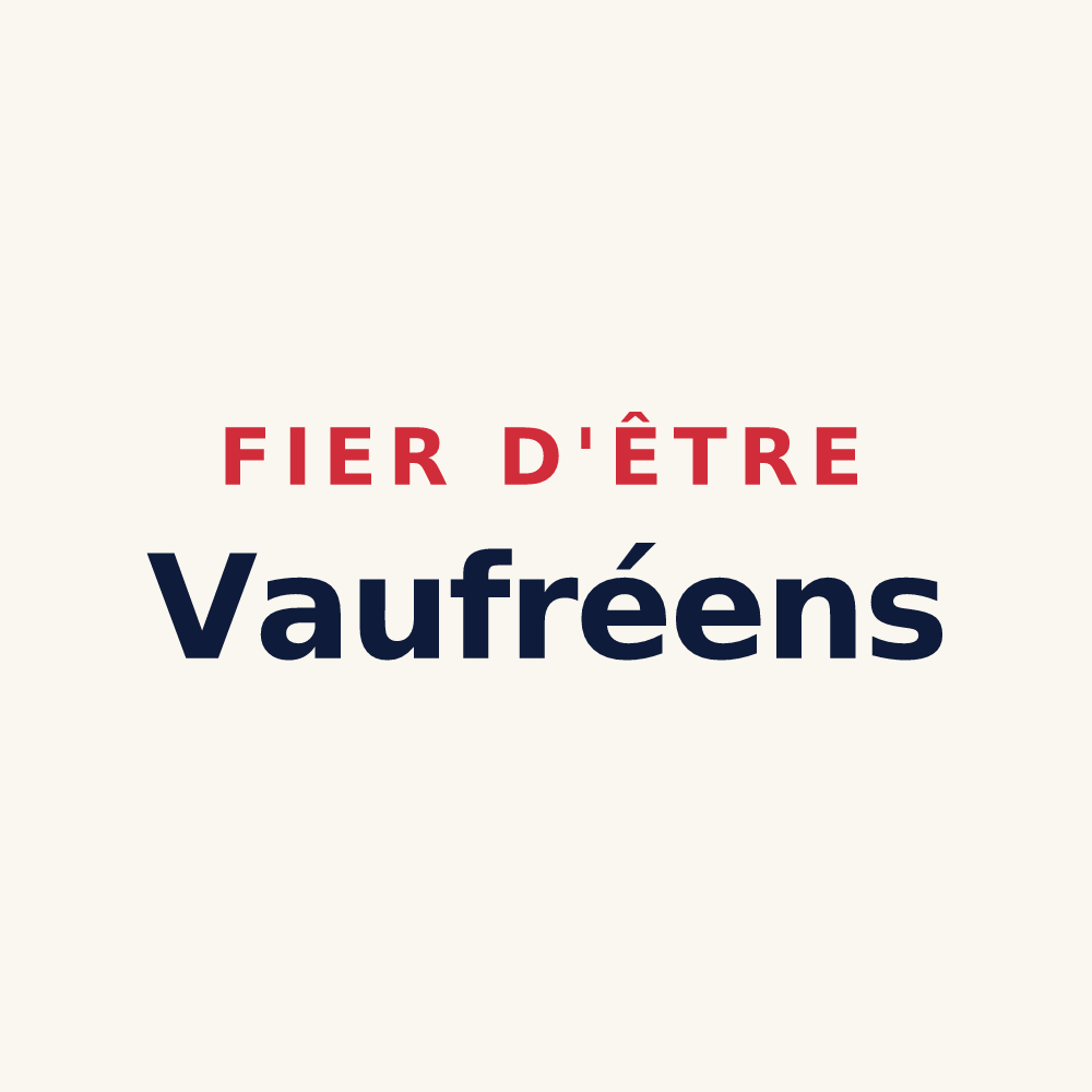 Tasse « Fier d'être Vaufréens » — design pour Vaufrey