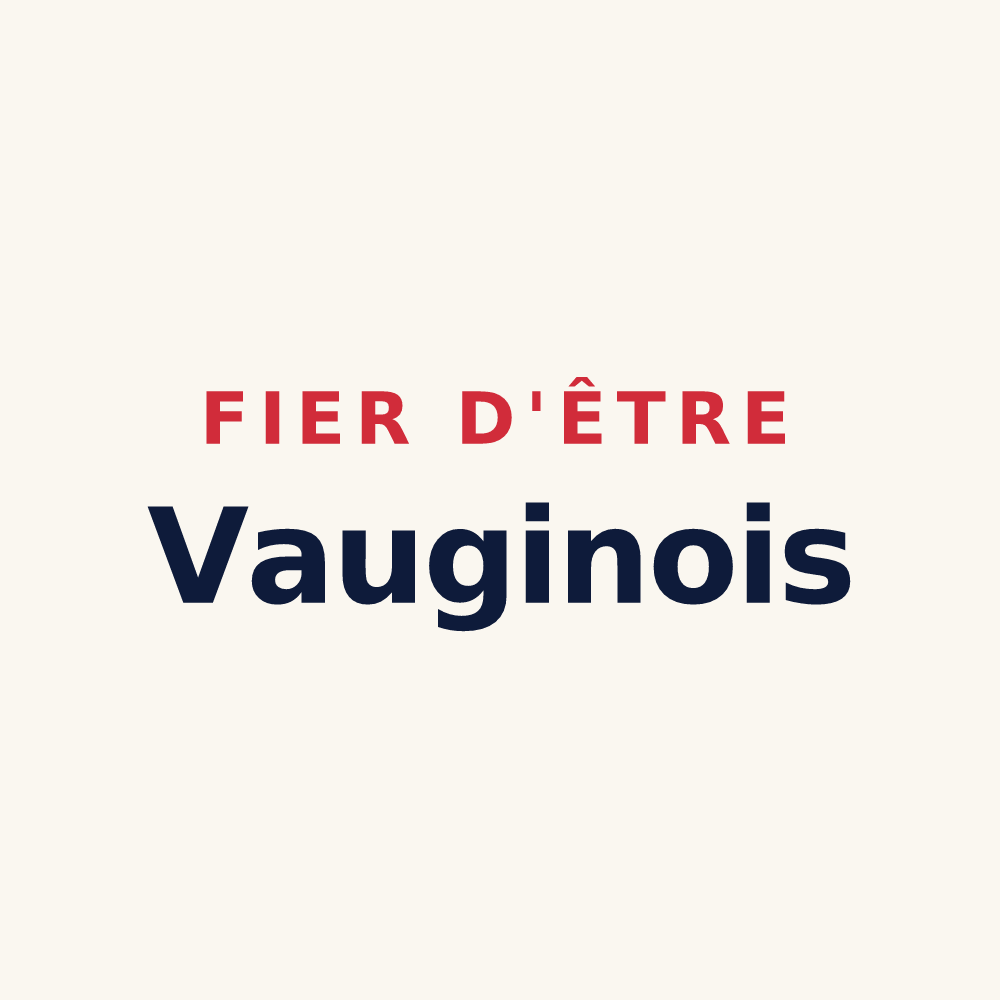 Tasse « Fier d'être Vauginois » — design pour Vaugines