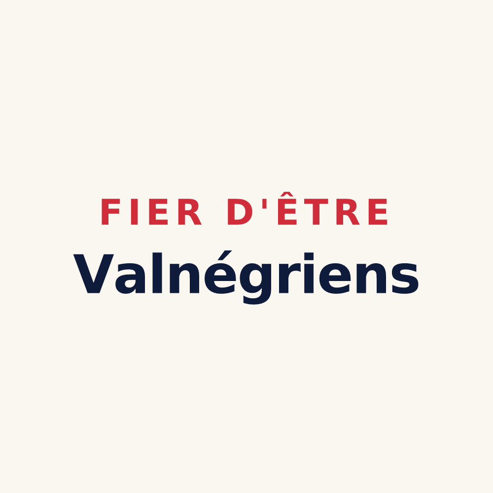 Tasse « Fier d'être Valnégriens » — design pour Vaugneray