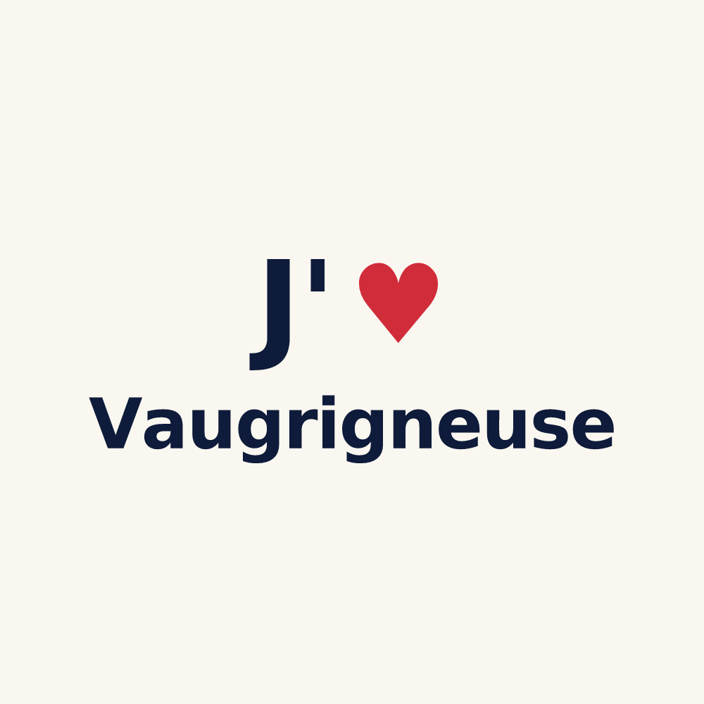 Tasse personnalisée Vaugrigneuse — design J'aime Vaugrigneuse