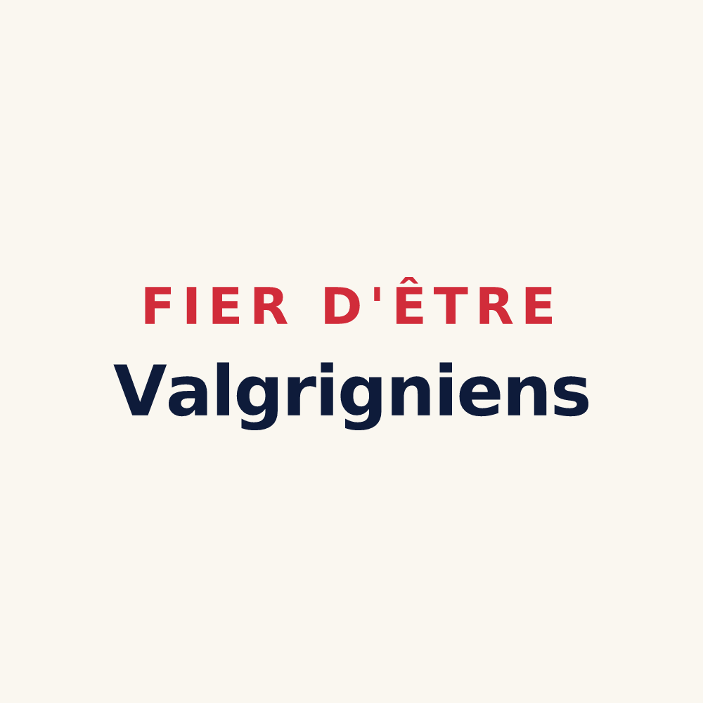 Tasse « Fier d'être Valgrigniens » — design pour Vaugrigneuse