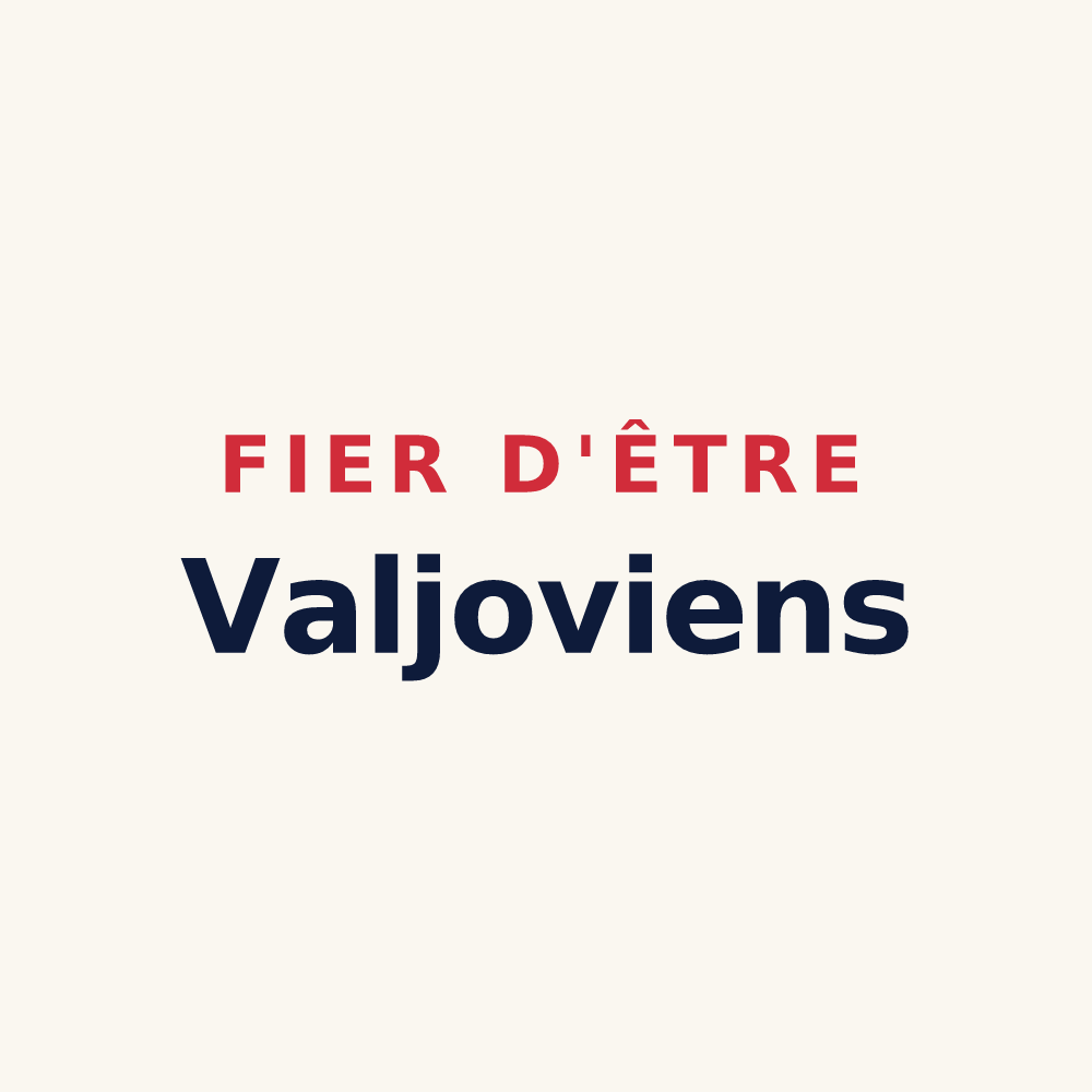 Tasse « Fier d'être Valjoviens » — design pour Vaujours
