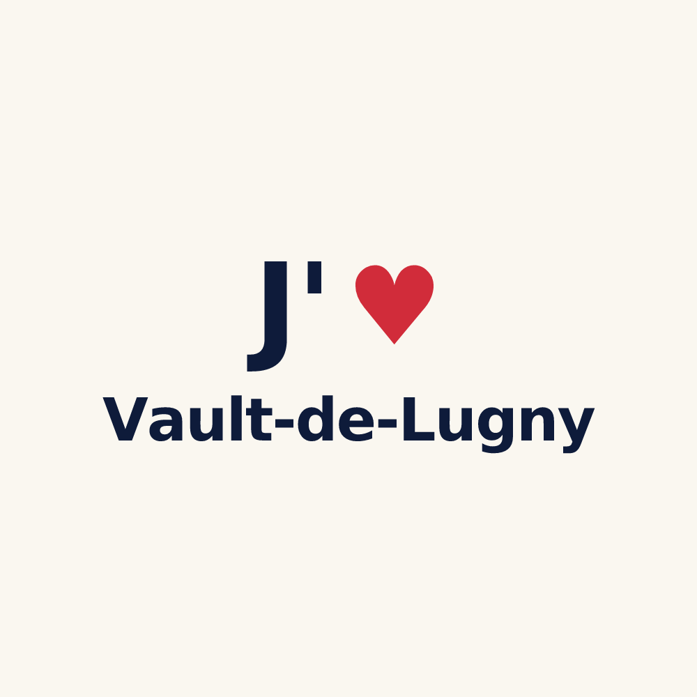 Tasse personnalisée Vault-de-Lugny — design J'aime Vault-de-Lugny