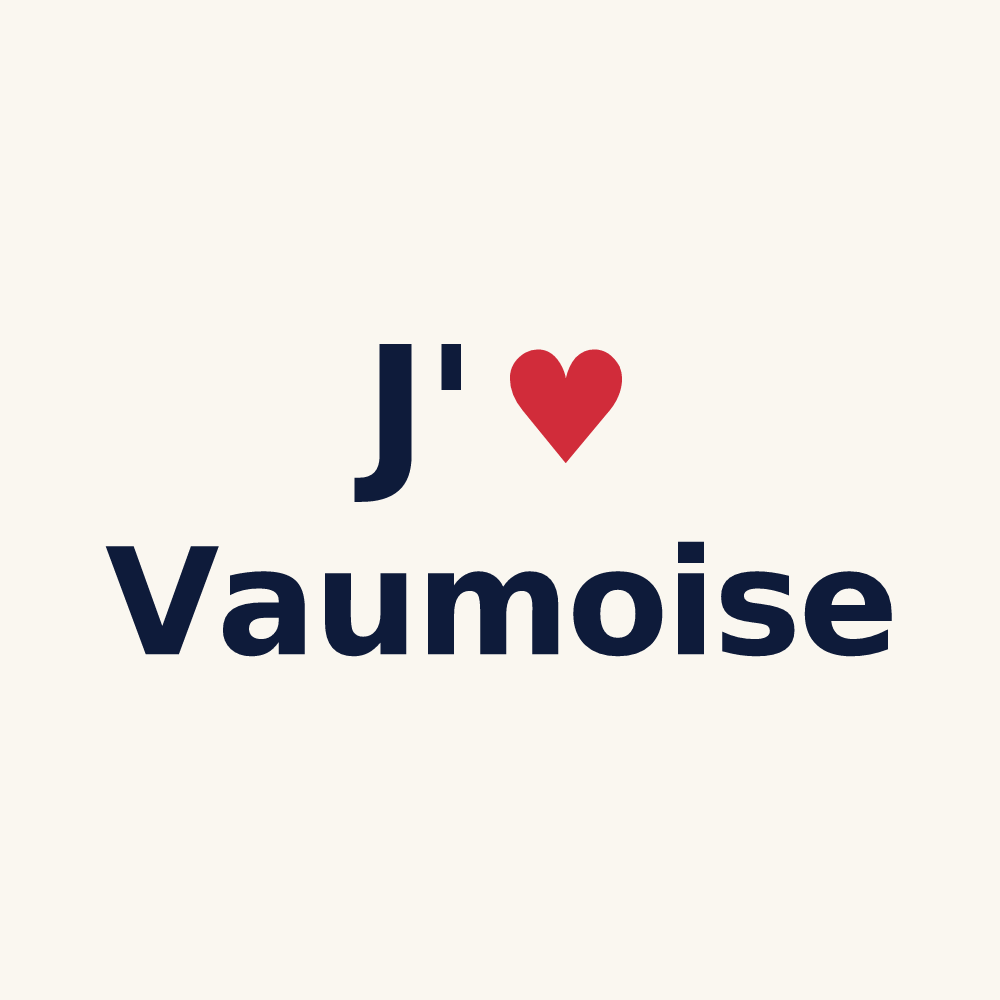 Tasse personnalisée Vaumoise — design J'aime Vaumoise