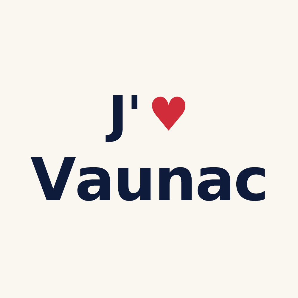 Tasse personnalisée Vaunac — design J'aime Vaunac