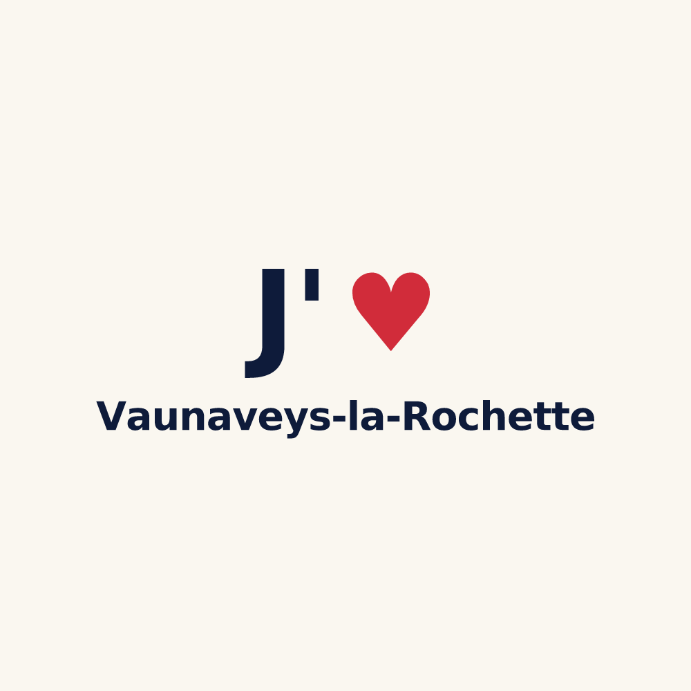 Tasse personnalisée Vaunaveys-la-Rochette — design J'aime Vaunaveys-la-Rochette