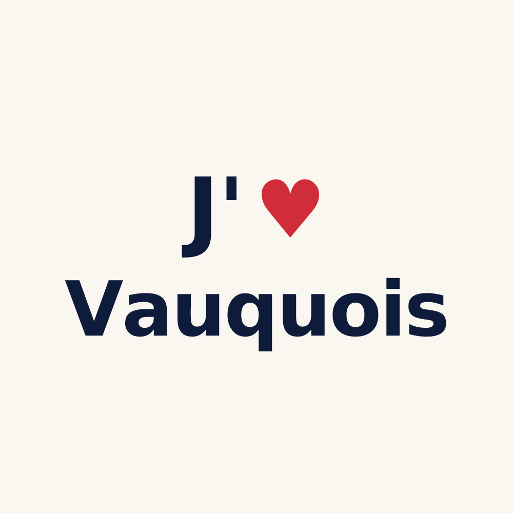 Tasse personnalisée Vauquois — design J'aime Vauquois