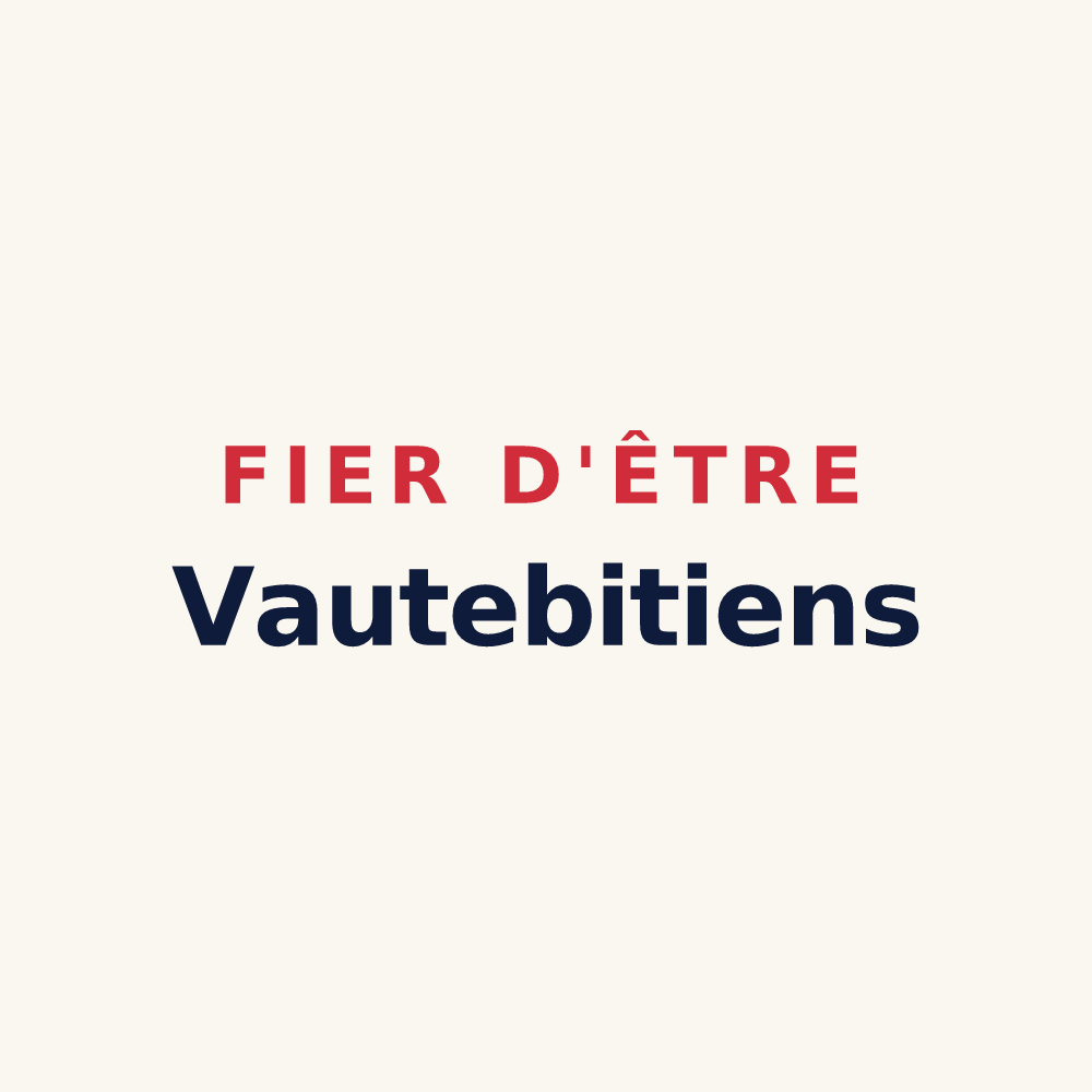 Tasse « Fier d'être Vautebitiens » — design pour Vautebis