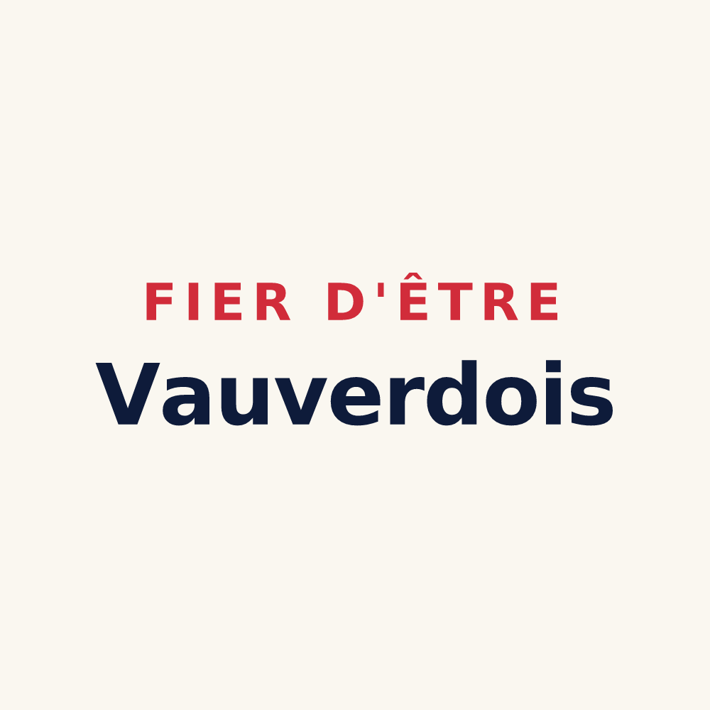Tasse « Fier d'être Vauverdois » — design pour Vauvert