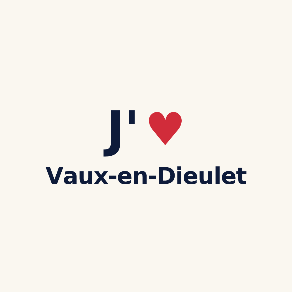 Tasse personnalisée Vaux-en-Dieulet — design J'aime Vaux-en-Dieulet