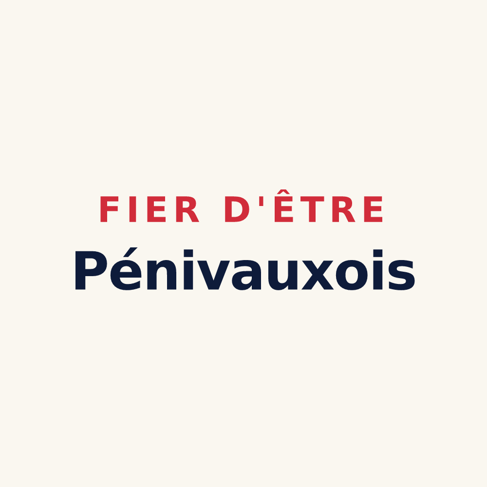 Tasse « Fier d'être Pénivauxois » — design pour Vaux-le-Pénil