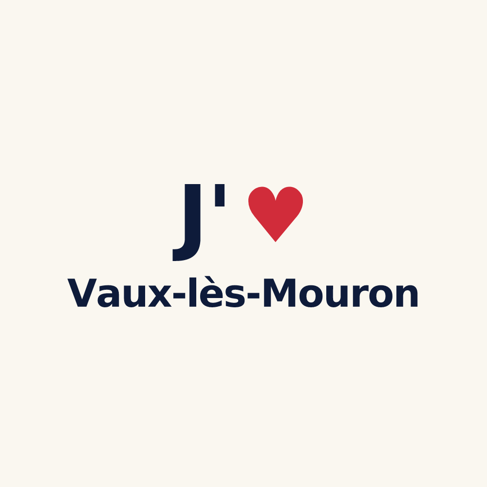 Tasse personnalisée Vaux-lès-Mouron — design J'aime Vaux-lès-Mouron