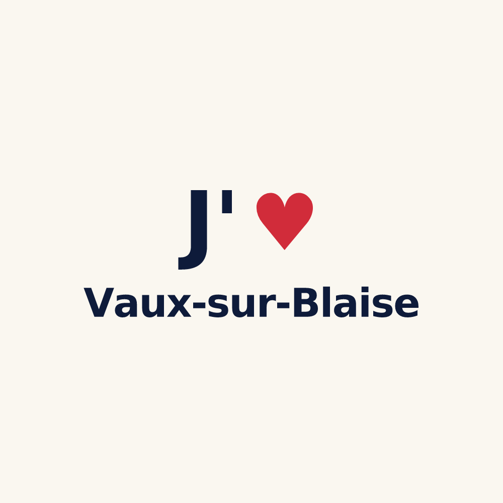 Tasse personnalisée Vaux-sur-Blaise — design J'aime Vaux-sur-Blaise