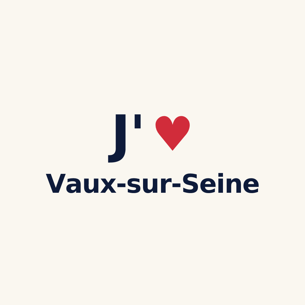 Tasse personnalisée Vaux-sur-Seine — design J'aime Vaux-sur-Seine