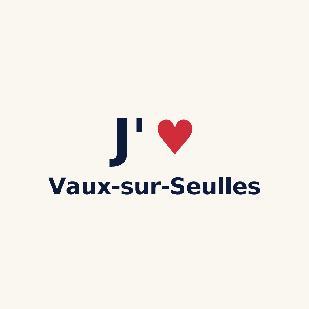 Tasse personnalisée Vaux-sur-Seulles — design J'aime Vaux-sur-Seulles