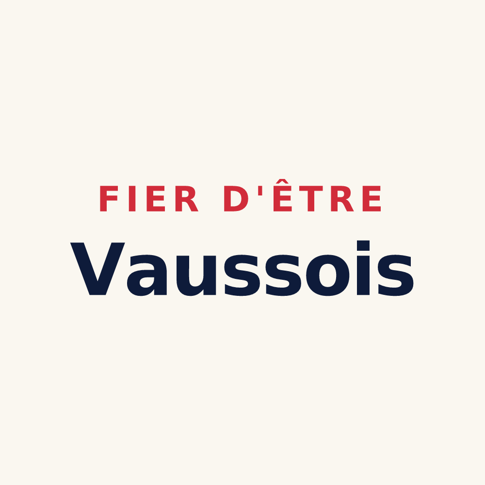 Tasse « Fier d'être Vaussois » — design pour Vaux-sur-Seulles