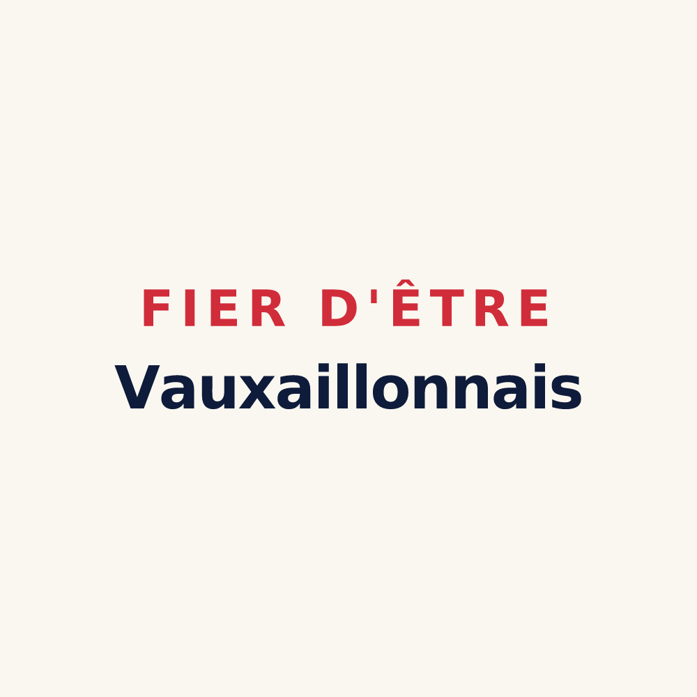 Tasse « Fier d'être Vauxaillonnais » — design pour Vauxaillon