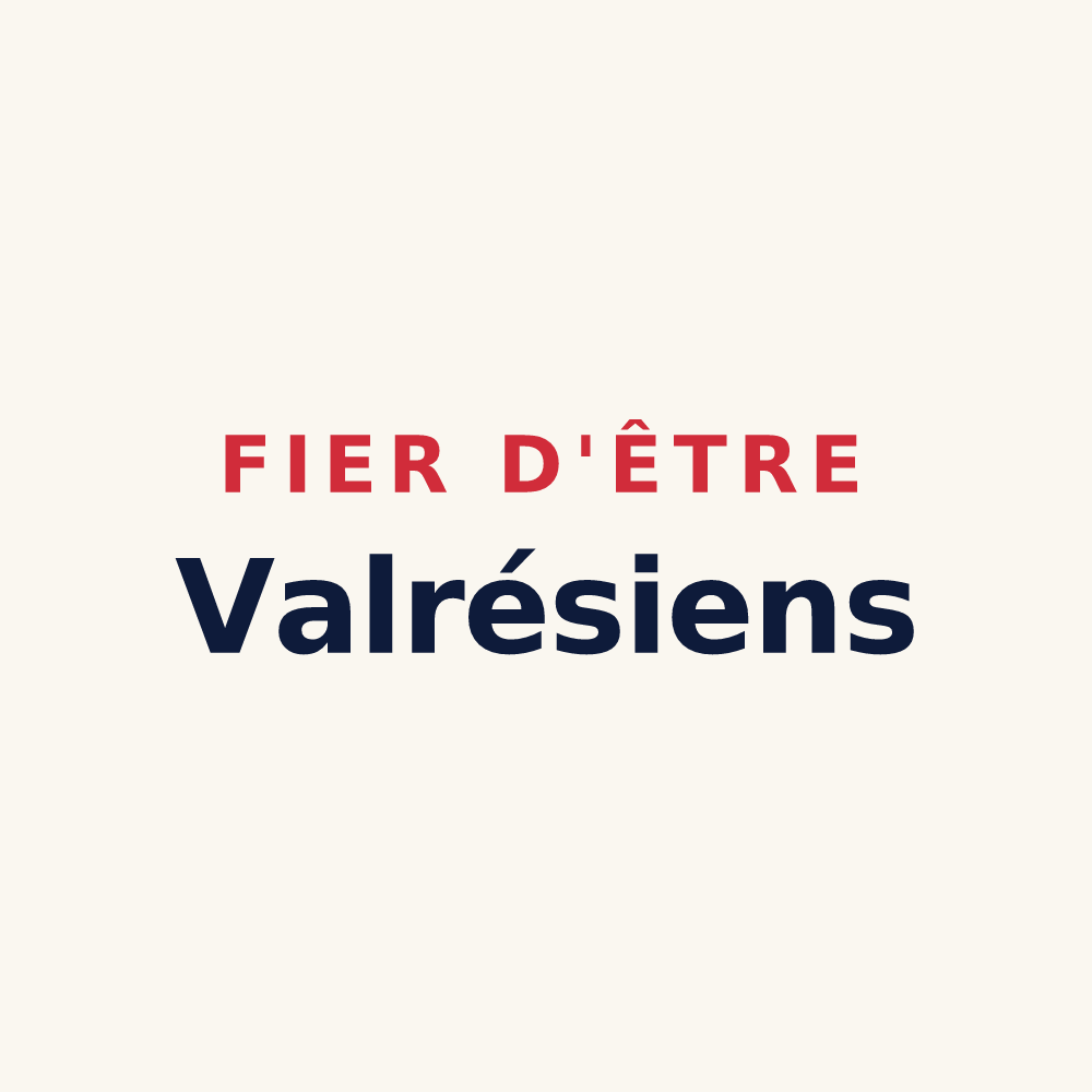 Tasse « Fier d'être Valrésiens » — design pour Vauxrezis