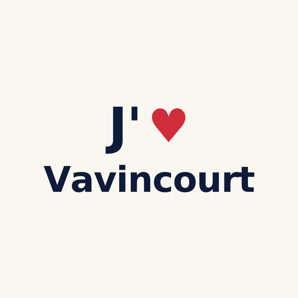 Tasse personnalisée Vavincourt — design J'aime Vavincourt