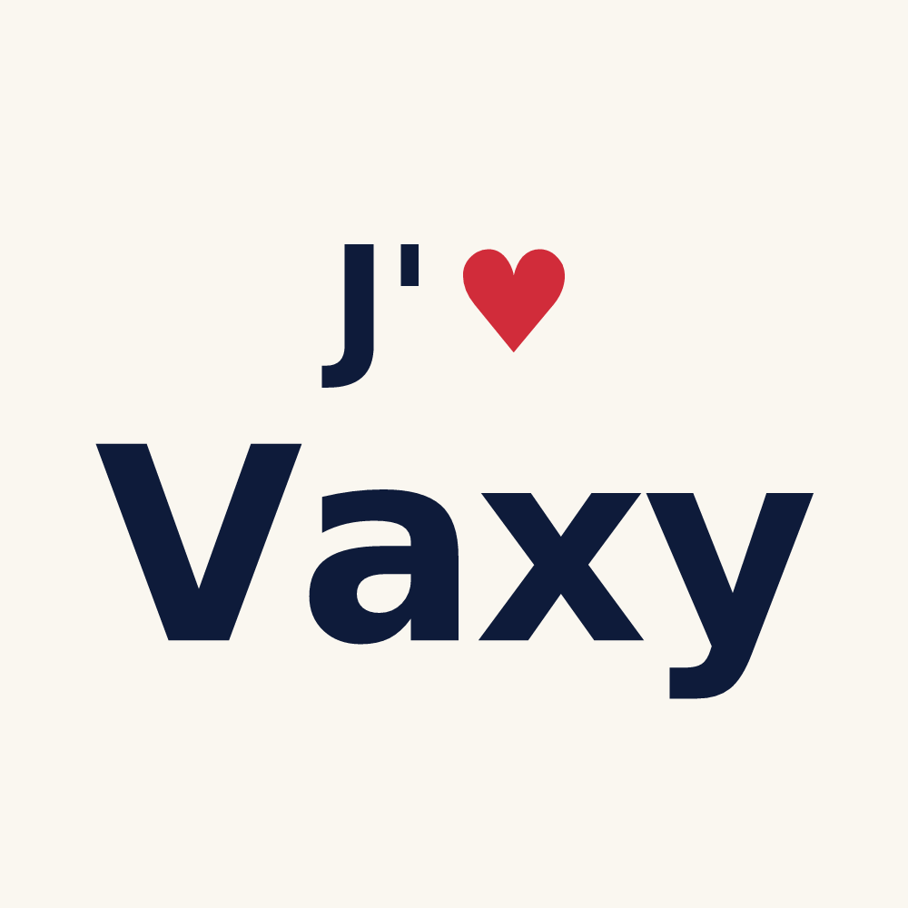 Tasse personnalisée Vaxy — design J'aime Vaxy