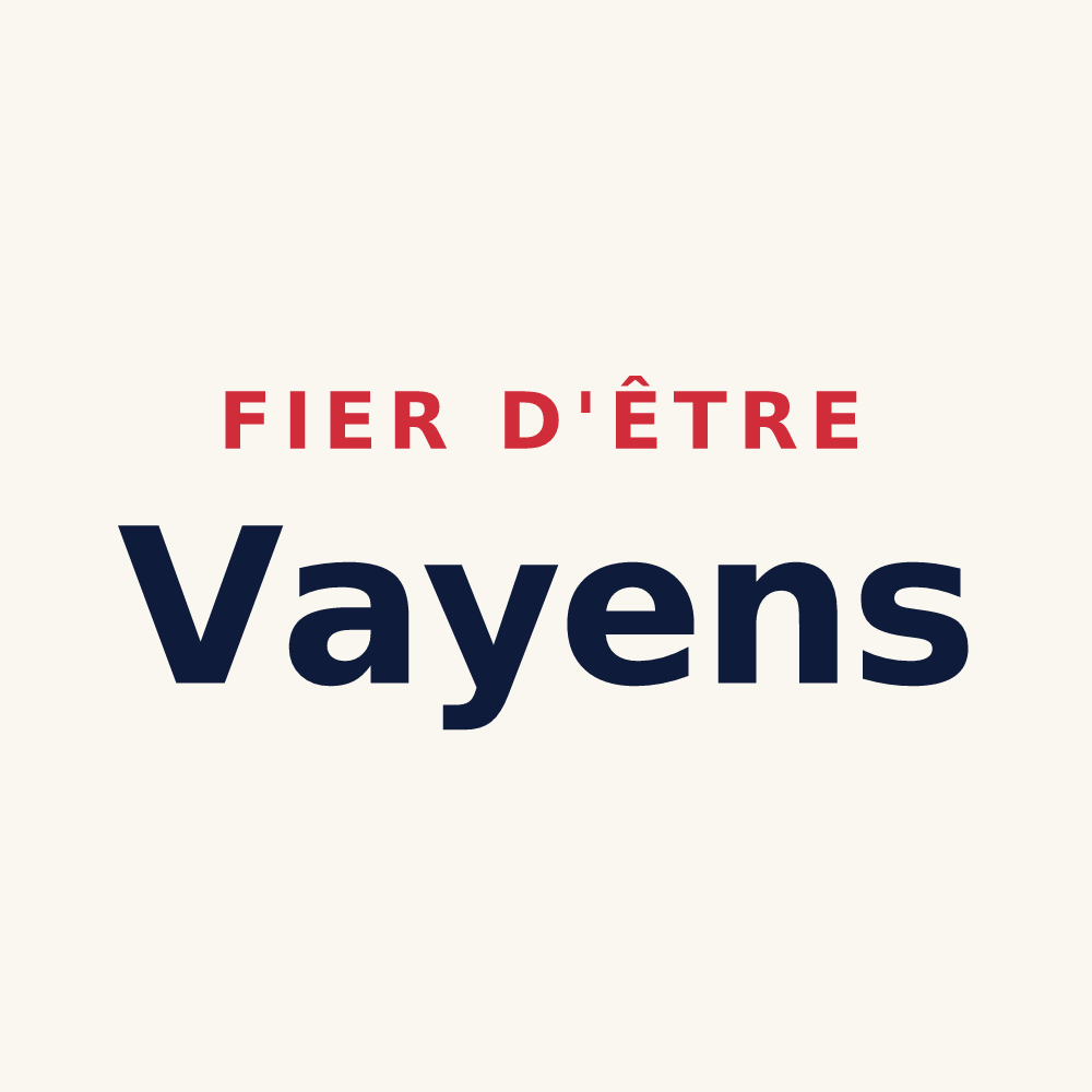 Tasse « Fier d'être Vayens » — design pour Vay