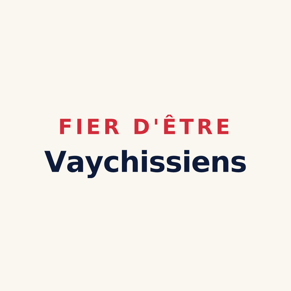 Tasse « Fier d'être Vaychissiens » — design pour Vaychis
