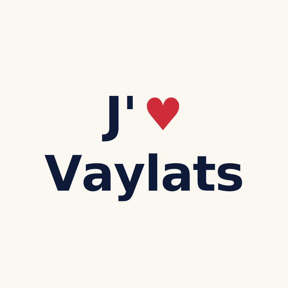 Tasse personnalisée Vaylats — design J'aime Vaylats