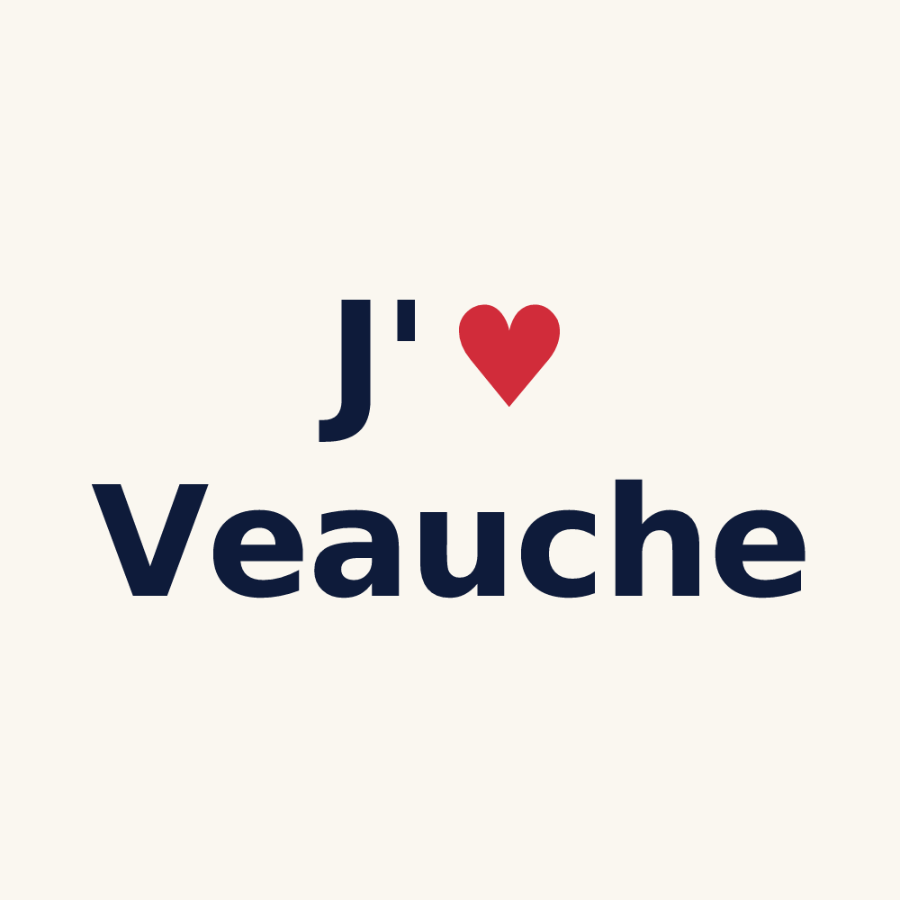 Tasse personnalisée Veauche — design J'aime Veauche