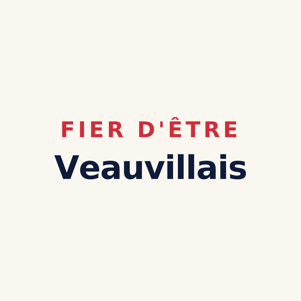 Tasse « Fier d'être Veauvillais » — design pour Veauville-lès-Quelles