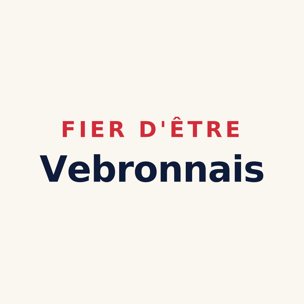 Tasse « Fier d'être Vebronnais » — design pour Vebron