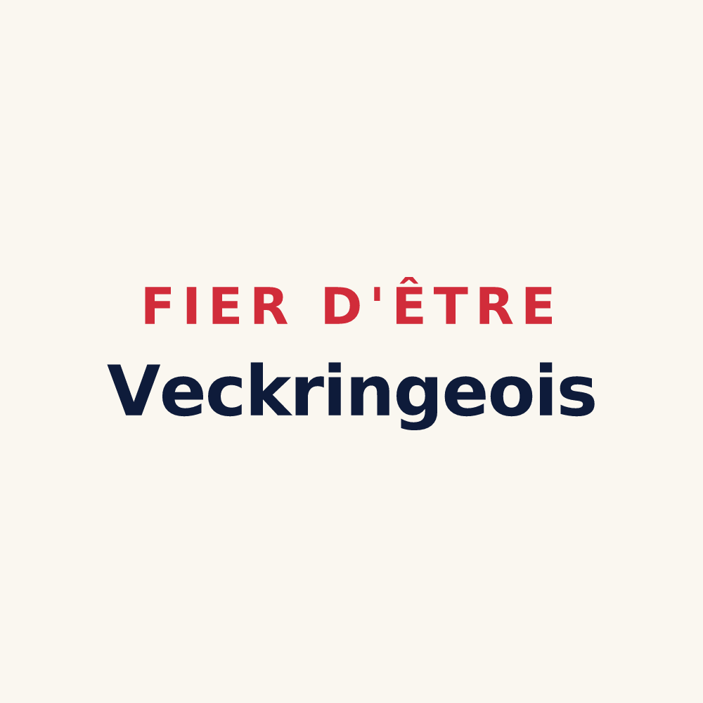 Tasse « Fier d'être Veckringeois » — design pour Veckring