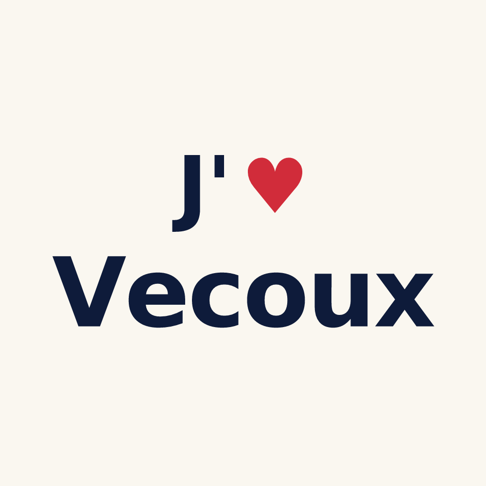 Tasse personnalisée Vecoux — design J'aime Vecoux